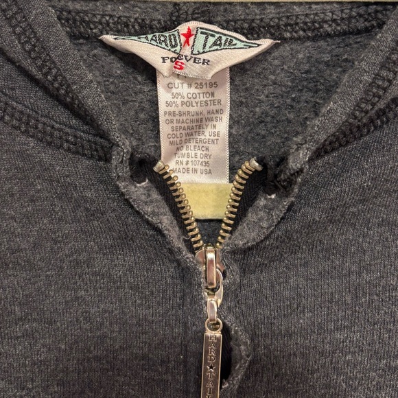 HARD TAIL Vintage Hoodie, Distressed Detailing, Size S, Excellent Condition - Picture 5 of 15